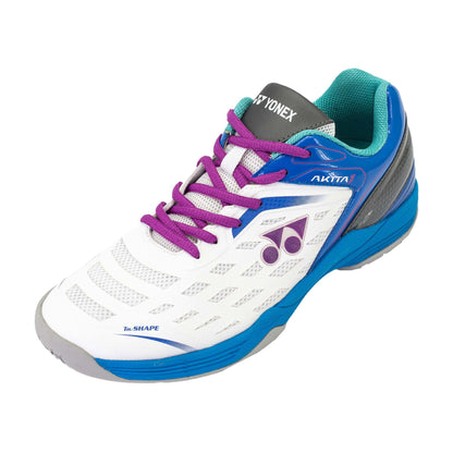 YY MENS BADMINTON SHOES # AKITA HOT CORAL / DRY ROSE 23.5