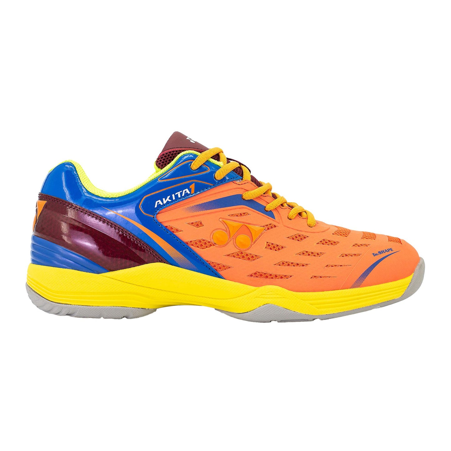 YY MENS BADMINTON SHOES # AKITA HOT CORAL / DRY ROSE 23.5