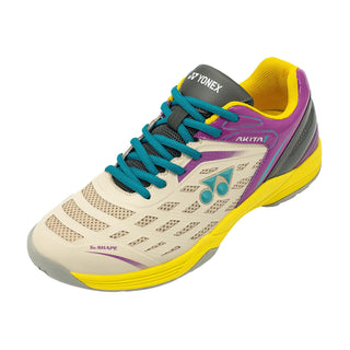 YY MENS BADMINTON SHOES # AKITA HOT CORAL / DRY ROSE 23.5
