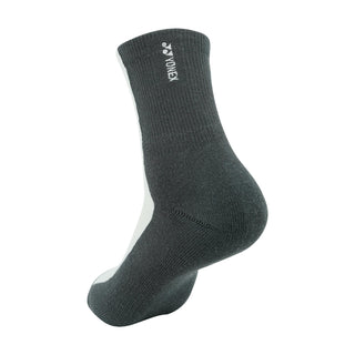 YONEX MEN'S SOCKS  # SSM-1873-MP5-S DARK GREY/BLACK 1IN1