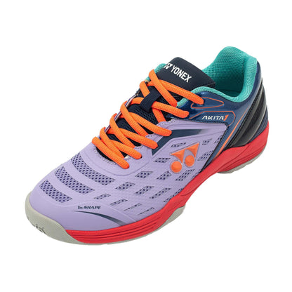 YY MENS BADMINTON SHOES # AKITA HOT CORAL / DRY ROSE 23.5