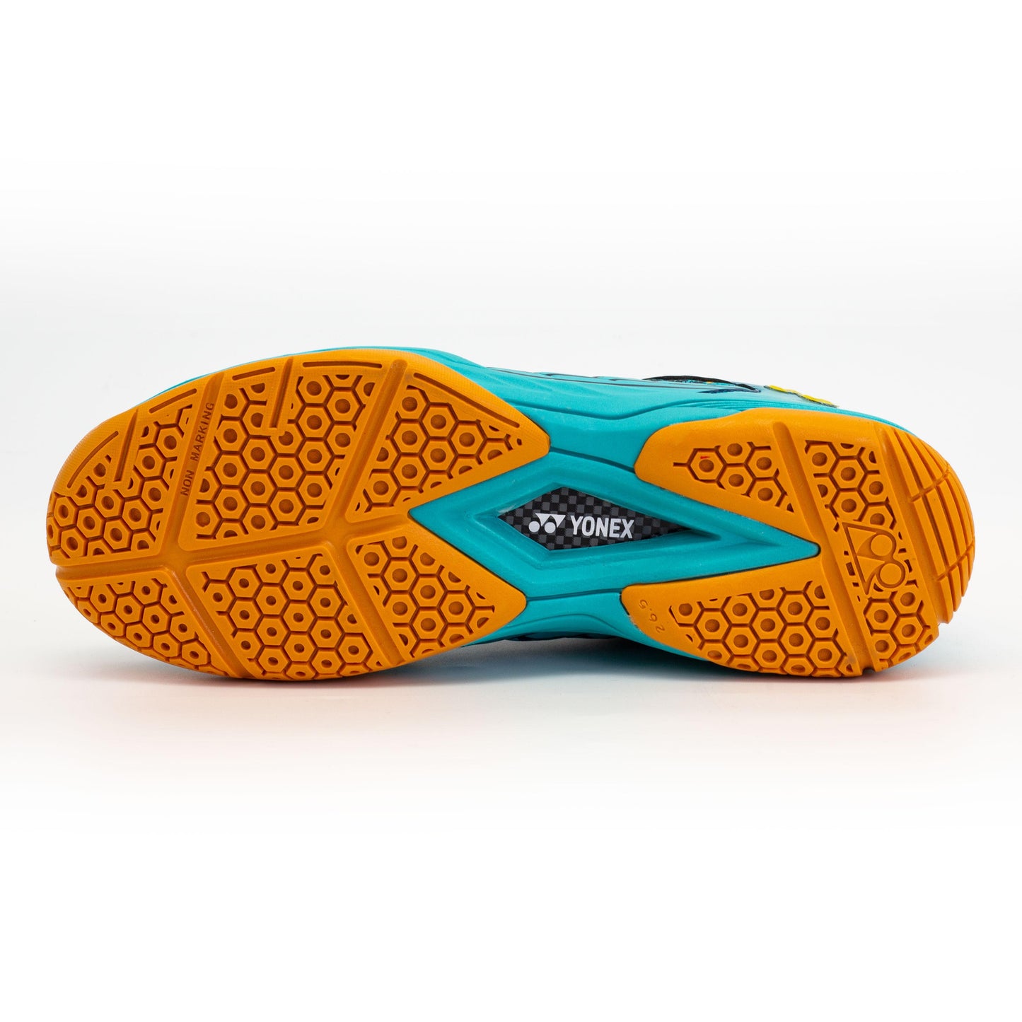 YY MENS BADMINTON SHOES# TOUR DOMINANT 2 BLACK / NEON YELLOW