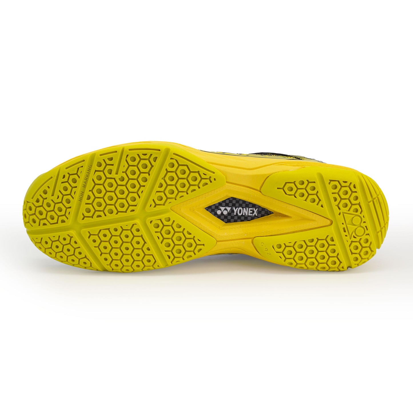 YY MENS BADMINTON SHOES# TOUR DOMINANT 2 BLACK / NEON YELLOW