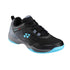 YONEX MENS BADMINTON SHOES # VELO -100 BLACK/VIVID SKY 25.5