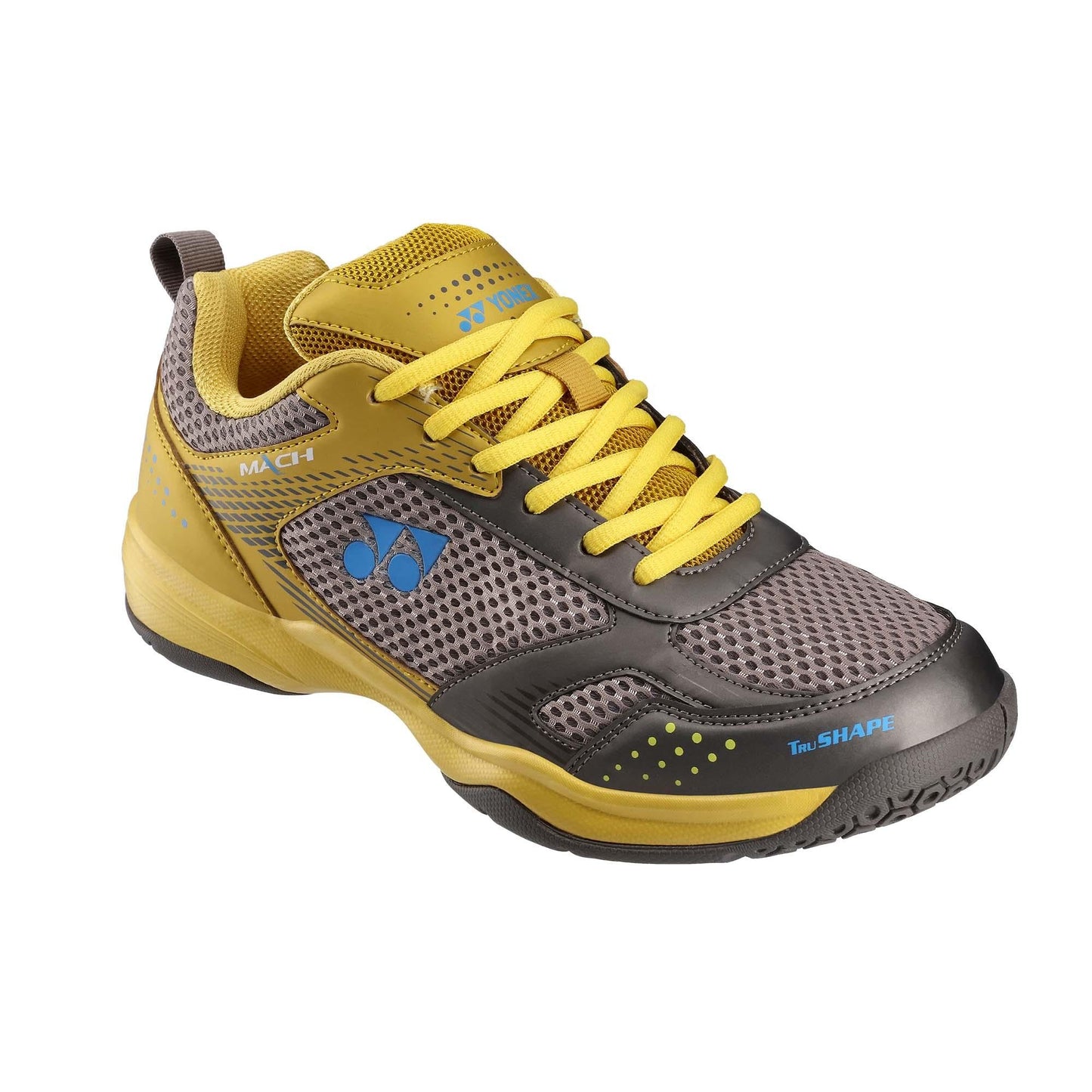 YONEX BADMINTON SHOES # MACH BLACK/PEARLIZED WHITE
 22