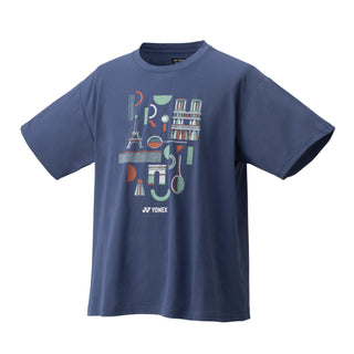YONEX TEXTILE ROUND NECK UNISEX T-SHIRT # YOB23200EX BLUE BE