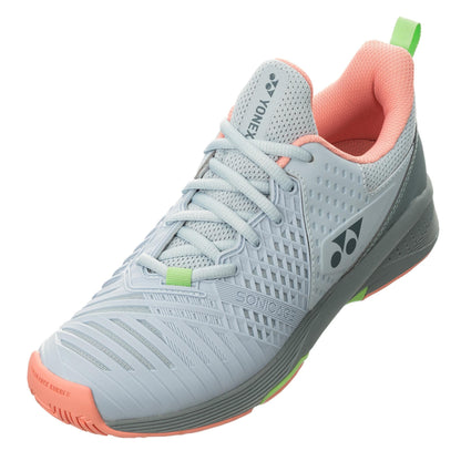 YY TENNIS SHOES  #SHTS3LACEX GRAYISH BLUE/PINK 22.5