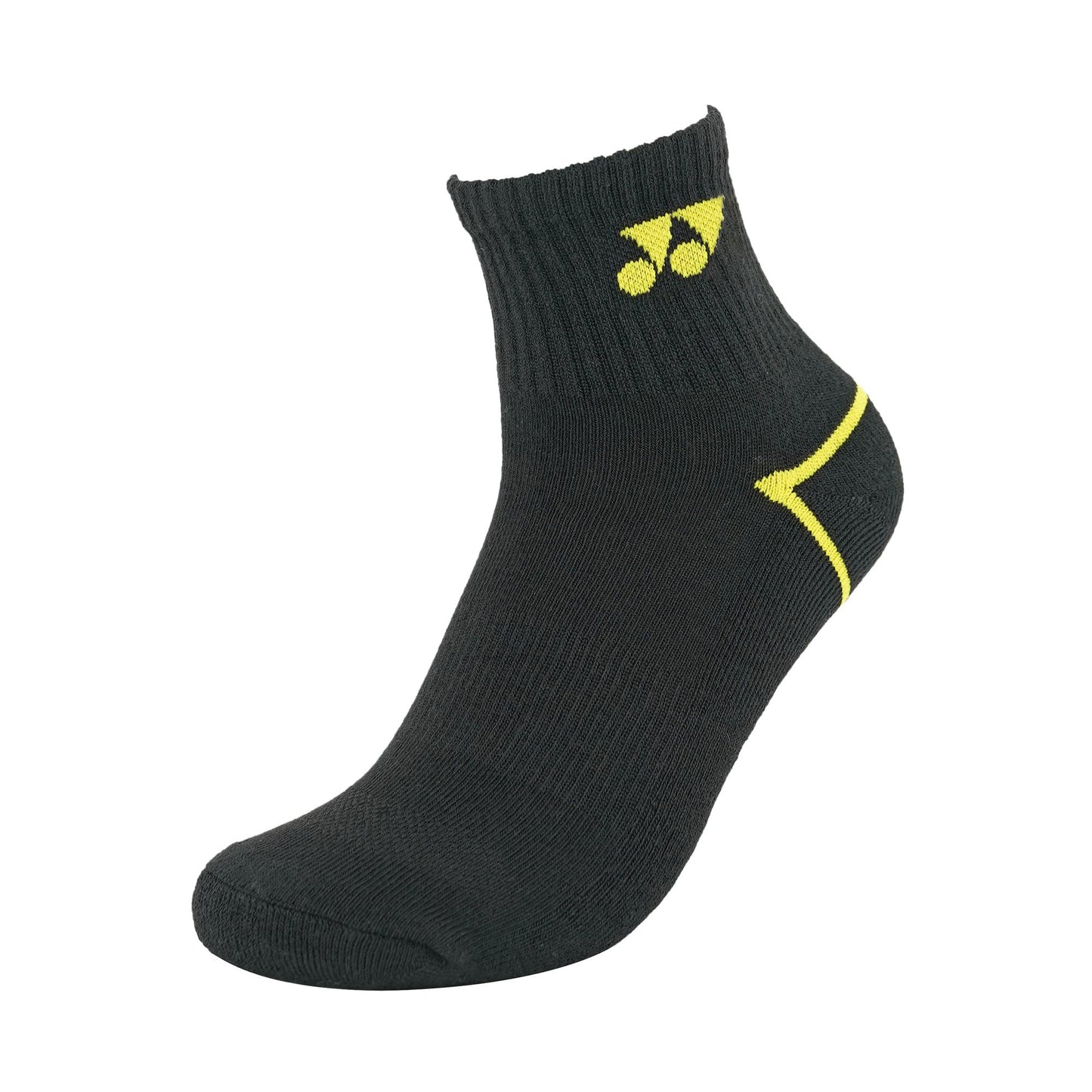 YONEX UNISEX SOCKS # SSSE-120101CM-S BLACK 3/4 REGULAR
