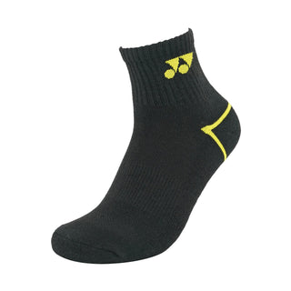 YONEX UNISEX SOCKS # SSSE-120101CM-S BLACK 3/4 REGULAR