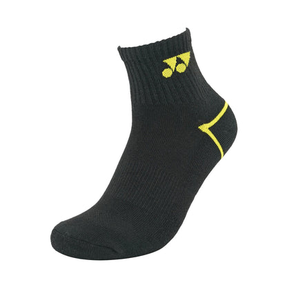 YONEX UNISEX SOCKS # SSSE-120101CM-S BLACK 3/4 REGULAR