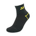 YONEX UNISEX SOCKS # SSSE-120101CM-S BLACK 3/4 REGULAR