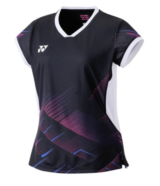 YONEX WOMEN'S CREW NECK SHIRT # 20791EX BLACK 2XL