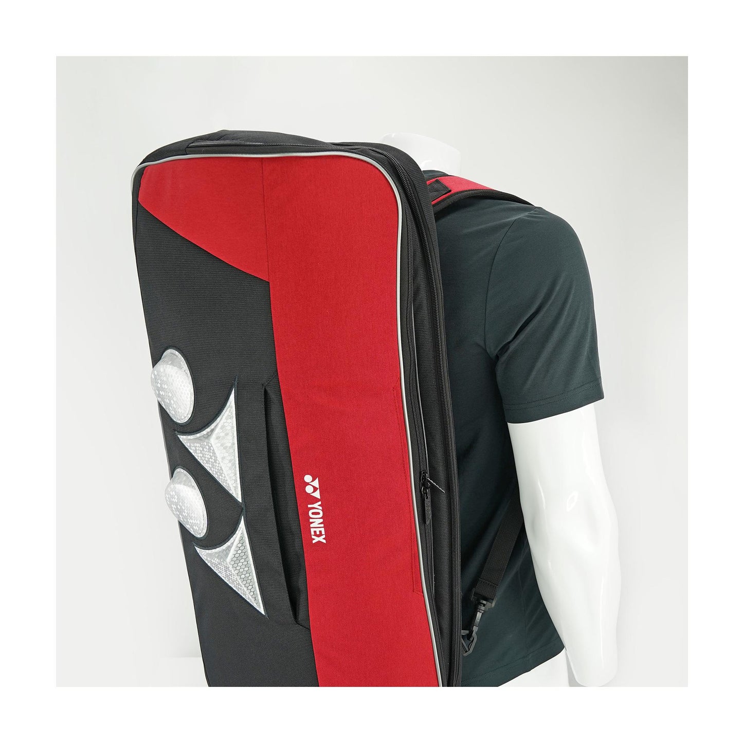 YONEX TOURNAMENT BAG # PC1-3D-Q014-22831WT-SR BLACK/RED ZZZZ