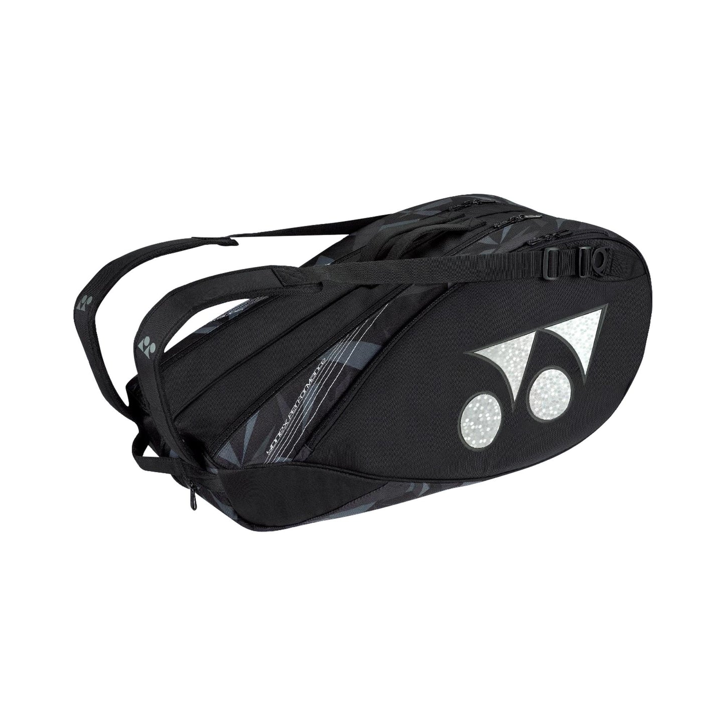 YONEX BAG BT6 FLAT EMBROIDERY # PC2-Q014-22926TF-SR BLACK