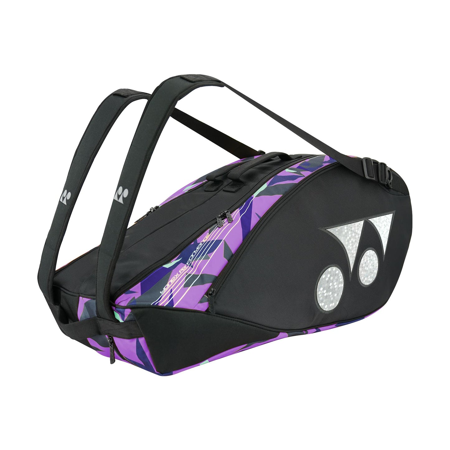 YONEX BAG BT6 FLAT EMBROIDERY # PC2-Q014-22926TF-SR BLACK