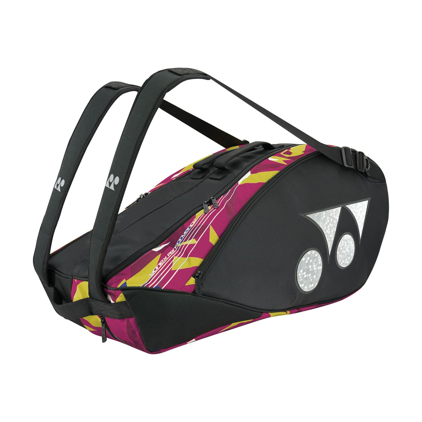 YONEX BAG BT6 FLAT EMBROIDERY # PC2-Q014-22926TF-SR BLACK