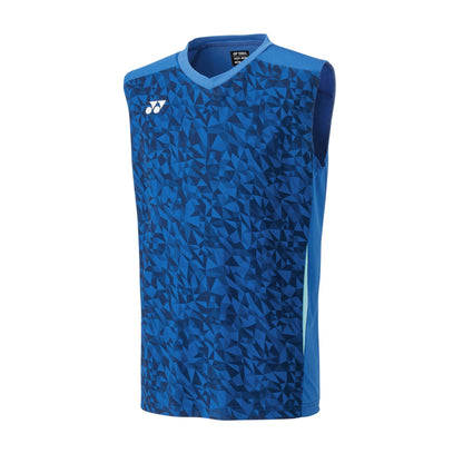YONEX MEN'S SLEEVELESS TOP # 10556EX BLUE 2XL