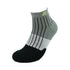 YONEX MEN'S SOCKS # SSM-1863R-S BLACK/GREY 1/2 REGULAR