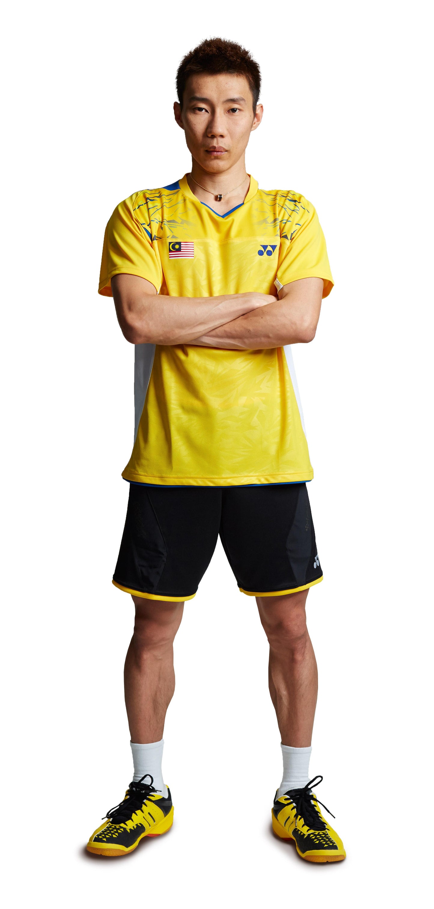 YONEX MENS BADMINTON GAME SHIRT 12074EX CORN YELLOW 2XL