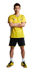 YONEX MENS BADMINTON GAME SHIRT 12074EX CORN YELLOW 2XL