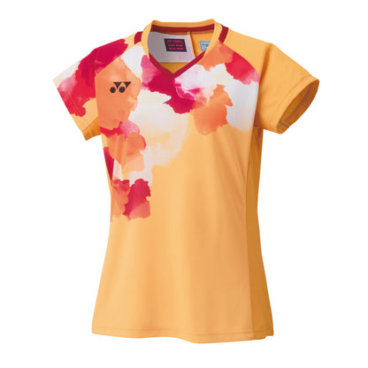 YONEX WOMENS CREW NECK SHIRT #20706EX CLEAR RED 2XL