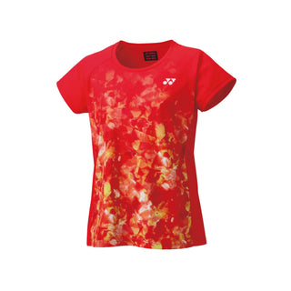 YONEX WOMENS T-SHIRT #16636EX CLEAR RED 2XL