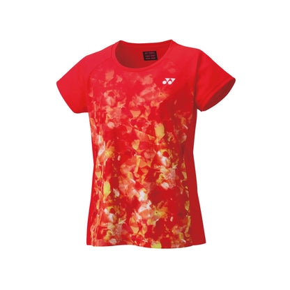 YONEX WOMENS T-SHIRT #16636EX CLEAR RED 2XL