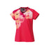 YONEX WOMENS CREW NECK SHIRT #20706EX CLEAR RED 2XL