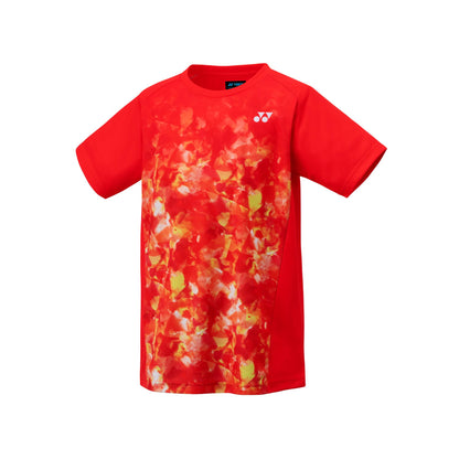 YONEX JUNIOR T-SHIRT #16634JEX CLEAR RED J120