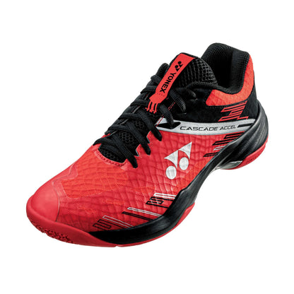 YONEX BTON SHOES CASCADE ACCEL # SHBCA1EX RED/BLACK 22.5