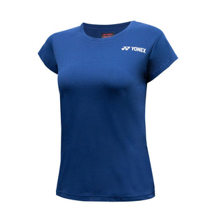 YONEX TEXTILE ROUND NECK WOMEN'S T-SHIRT # YOB23196EX MIDNIG
