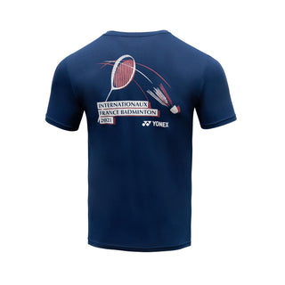 YONEX TEXTILE ROUND NECK MEN'S T-SHIRT # YOB23195EX MIDNIGHT