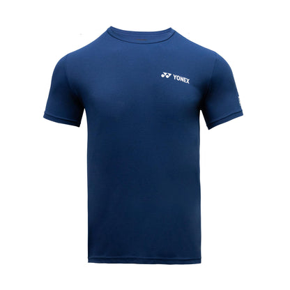 YONEX TEXTILE ROUND NECK MEN'S T-SHIRT # YOB23195EX MIDNIGHT