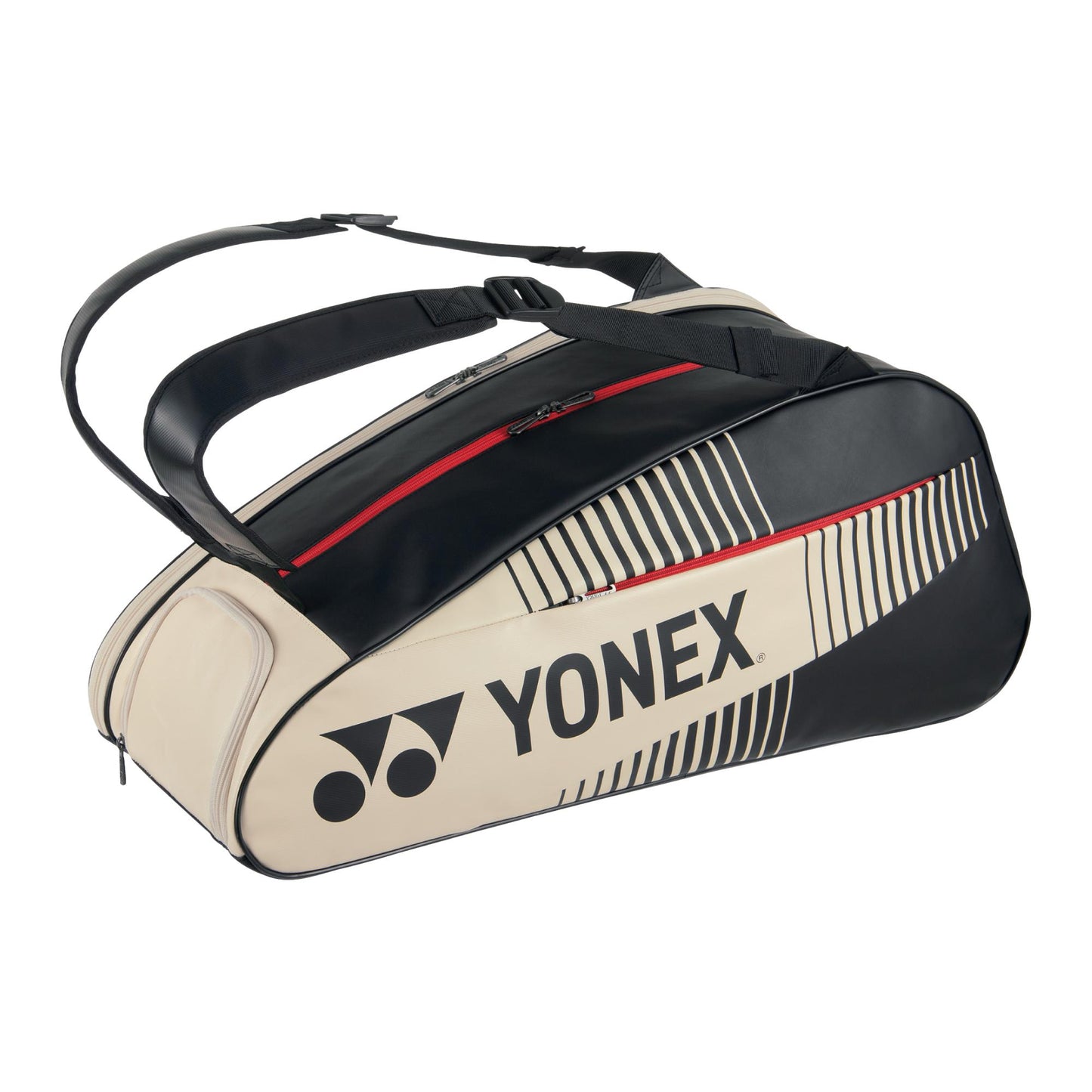 YONEX ACTIVE RACQUET BAG (6PCS) # BA82426EX BLACK / BEIGE