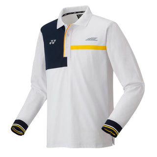 YONEX UNI LONGSLEEVES POLO SHIRT (LCW 2024) # 10619EX NAVY/B