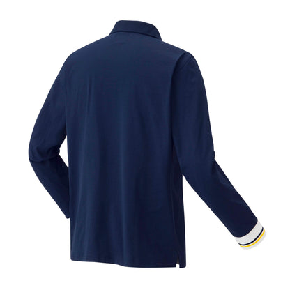 YONEX UNI LONGSLEEVES POLO SHIRT (LCW 2024) # 10619EX NAVY/B