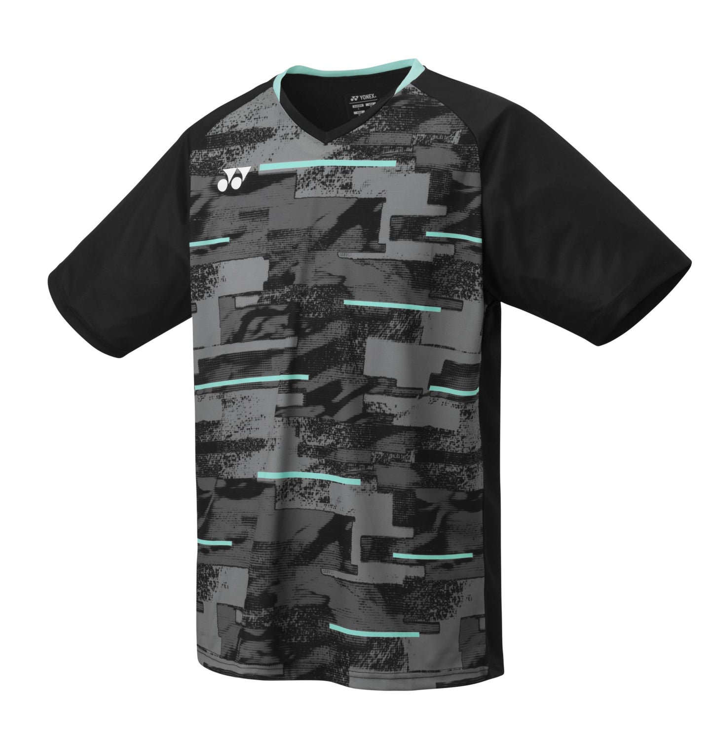 YONEX MEN'S CREW NECK SHIRT # YM0034EX BLACK 2XL