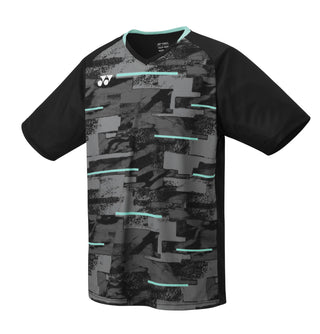 YONEX MEN'S CREW NECK SHIRT # YM0034EX BLACK 2XL