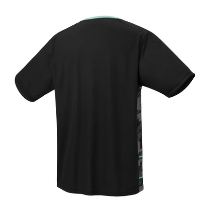 YONEX MEN'S CREW NECK SHIRT # YM0034EX BLACK 2XL