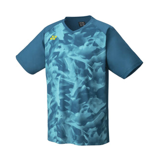 YONEX MEN'S CREW NECK SHIRT # YM0033EX BLUE GREEN 2XL