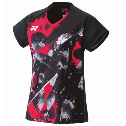 YONEX WOMEN'S BADMINTON CREW NECK SHIRT # 20771EX BLACK 2XL