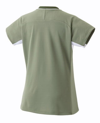 YONEX WOMEN'S BADMINTON CREW NECK SHIRT # 20769EX LIGHT OLIV