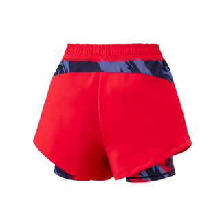 YONEX BADMINTON WOMEN SHORTS(WITH INNER SHORTS) # 25084EX CR