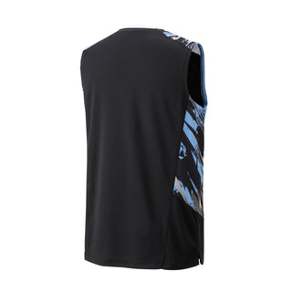 YONEX MEN'S SLEEVELESS TOP # 10573EX BLACK 2XL