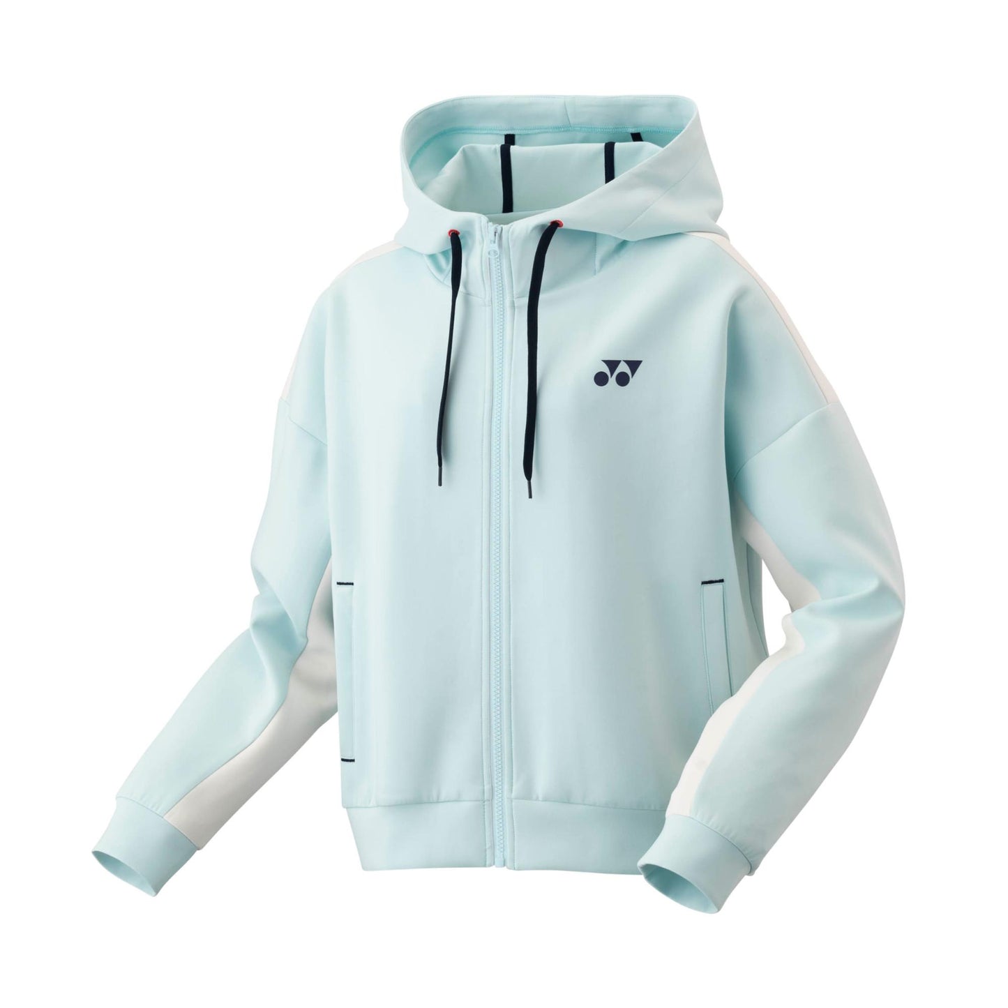 YONEX WOMEN SWEAT FULL ZIP HOODIE # 57080EX CRYSTAL BLUE 2XL