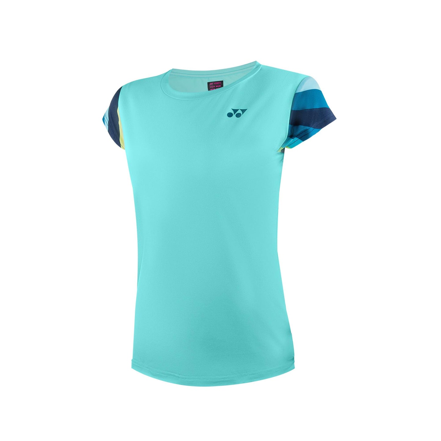 YONEX WOMEN'S TENNIS CREW NECK SHIRT # 20754EX CYAN 2XL