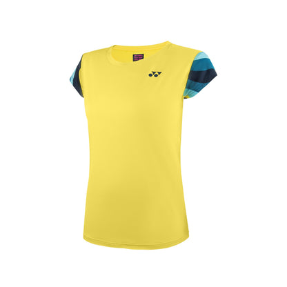 YONEX WOMEN'S TENNIS CREW NECK SHIRT # 20754EX CYAN 2XL