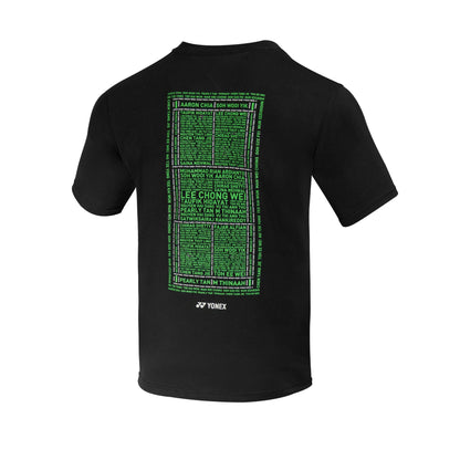 YONEX MENS R-NECK TEE # RM-H036-2809-MYOPN24-S JET BLACK 2XL