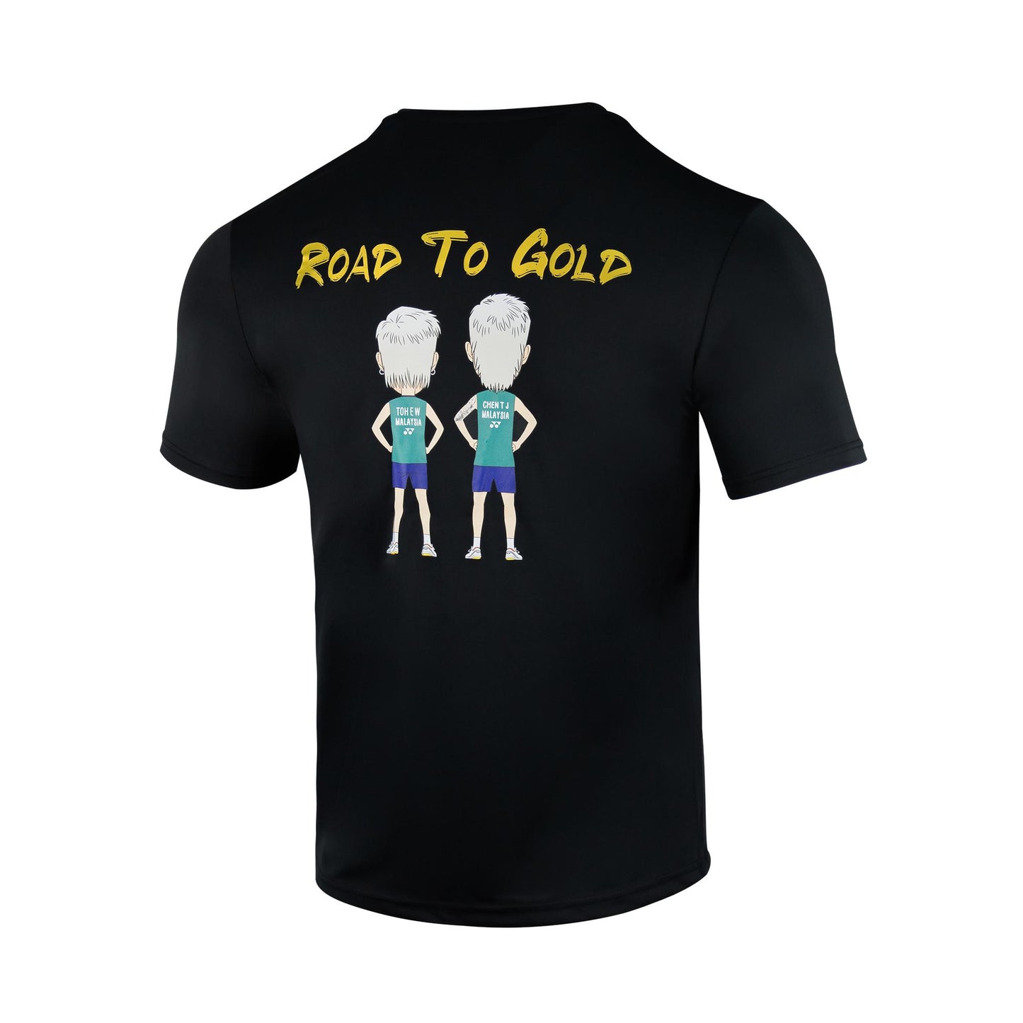 YONEX MENS R-NECK TEE # RM-S092-2810-MYOPN24-S JET BLACK-AAR