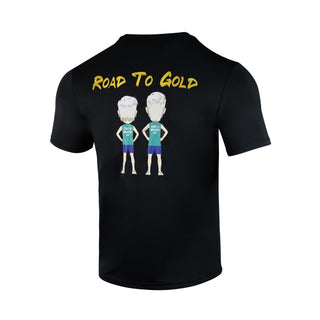 YONEX MENS R-NECK TEE # RM-S092-2810-MYOPN24-S JET BLACK-AAR